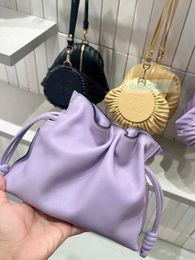 Sacs de créateurs de Luxury Loeweelry 1to1 Bags pour femmes Bags de flammecco Luck Mini DrawString Handsbag Top Brand Brands with Logo