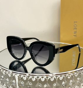 Gafas de sol Loewf de lujo para mujer, gafas polarizadas tipo ojo de gato para hombre, gafas de sol con protección UV y montura de hoja