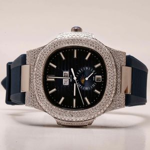 Luxe die er volledig uitziet, bekijk Iced Iced for Men Woman Top vakmanschap uniek en dure Mosang Diamond Watchs voor Hip Hop Industrial Luxueuze 20534