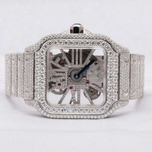 Luxe die er volledig uitziet, bekijk Iced Iced For Men Woman Top vakmanschap uniek en dure Mosang Diamond Watchs voor Hip Hop Industrial Luxueuze 78141