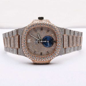 Luxe die er volledig uitziet, bekijk Iced Iced for Men Woman Top vakmanschap uniek en dure Mosang Diamond Watchs voor Hip Hop Industrial Luxueuze 58966