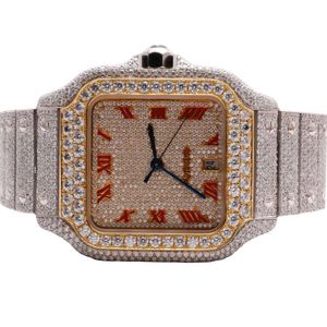 Luxe die er volledig uitziet, bekijk Iced Iced For Men Woman Top vakmanschap uniek en dure Mosang Diamond Watchs voor Hip Hop Industrial Luxueuze 20562