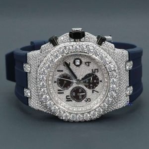 Luxe die er volledig uitziet, bekijk Iced Iced For Men Woman Top vakmanschap uniek en dure Mosang Diamond Watchs voor Hip Hop Industrial Luxueuze 80906