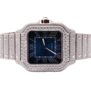 Luxury à la recherche entièrement Iced Out for Men Woman Top Craftsmail Unique et cher Mosang Diamond Montres pour Hip Hop Industrial Luxurious 63032