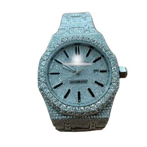 Luxe die er volledig uitziet, bekijk Iced Iced for Men Woman Top vakmanschap uniek en dure Mosang Diamond 1 1 5a horloges voor hiphop industrieel luxueuze 2070