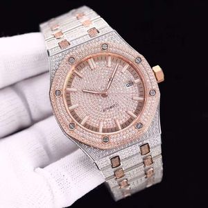 Luxe die er volledig uitziet, bekijk Iced Iced for Men Woman Top vakmanschap uniek en dure Mosang Diamond 1 1 5a horloges voor hiphop industrieel luxueuze 2328