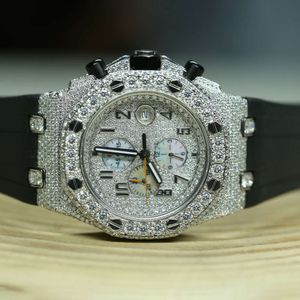 Luxe die er volledig uitziet, bekijk Iced For Men Woman Top vakmanschap uniek en dure Mosang Diamond Watchs voor Hip Hop Industrial Luxueuze 23945