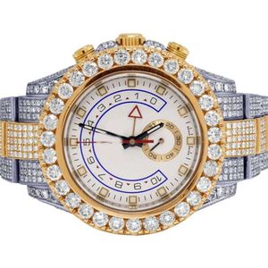 Luxe die er volledig uitziet, bekijk Iced Iced For Men Woman Top vakmanschap uniek en dure Mosang Diamond 1 1 5a horloges voor hiphop industrieel luxueuze 8144