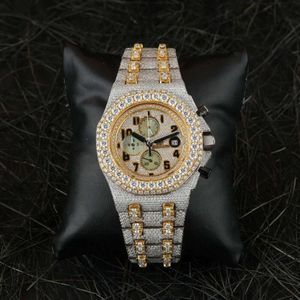 Luxury que mira totalmente a los hombres, la mujer, la artesanía, la artesanía única y caro Mosang Diamond 1 1 5A Relojes para Hip Hop Industrial Luxurious 9471