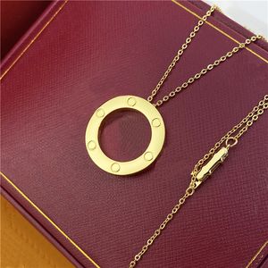 luxe amour collier en or designer bijoux femmes hommes top personnalisé qualité amoureux maman Noël Thanksgiving Anniversaire Cadeaux De Mariage Colliers Designer