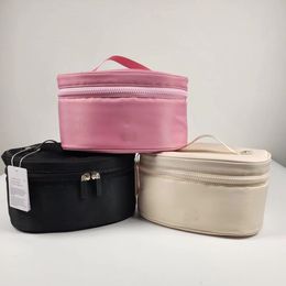 Luxe Lulu cosmetische tas roze designer heuptasjes quitled grid bulm Yoga Sport Dames Kaarthouder Heren Portefeuilles crossbody dame zwarte waterdichte portemonnee