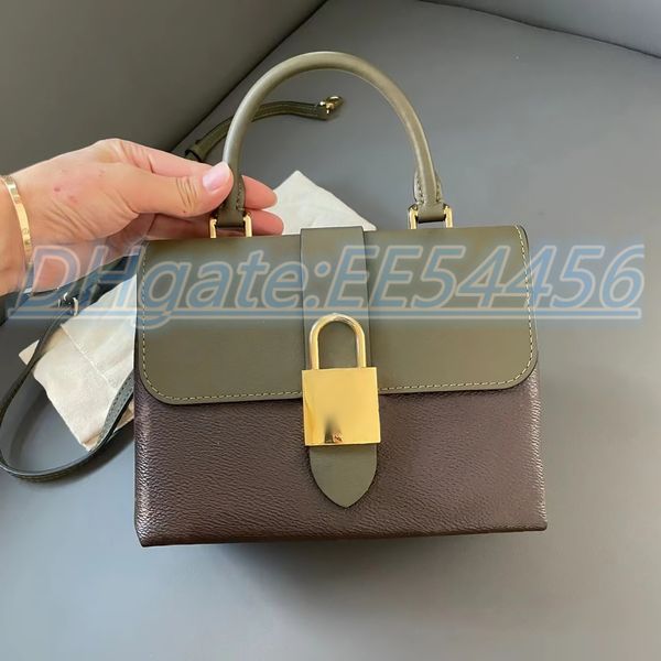 Luxe M44322 Pochette Locky BB Embrayage Sac à bandoulière Sac à main en cuir Sacs à main pour hommes Portefeuille classique vieille fleur Vintage Sac à main de designer 7A Sacs à bandoulière de qualité