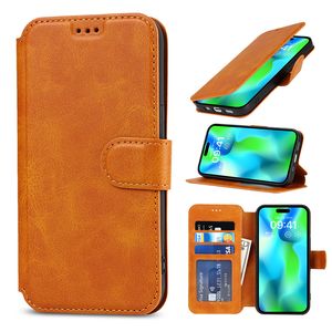 Luxe magnetische folio telefoonhoes voor iPhone 14 13 12 11 Pro Max XR XS Samsung Galaxy S22 S21 Ultra S21FE A13 A53 5G Stevig meerdere kaartsleuven lederen portemonnee achterkant