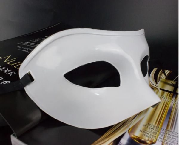 Máscara de lujo para hombre Fiesta veneciana Máscara de mascarada Gladiador romano Máscaras de Halloween Mardi Gras Media máscara facial Opcional Salida de fábrica multicolor