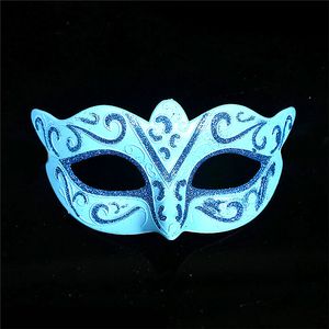 Luxe Maskerade Masque Maskers voor kinderen Ontwerper Creatieve Halloween Half Gezichtsmasker Cospla Make Mascherine in 5 kleuren