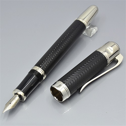 Top qualité noir/bleu/vin rouge stylo plume/stylo à bille bureau papeterie écrire stylos à bille pour cadeau d'affaires