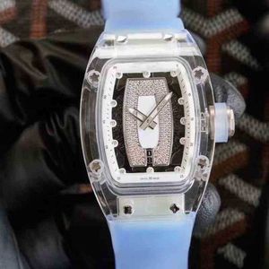 Mécanique de luxe montres montre-bracelet affaires loisirs Rm07-02 entièrement automatique mécanique cristal bande tendance femmes