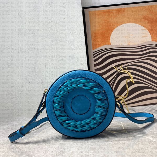 Bolso cruzado Medusa de lujo Bolso de mujer Figura de cabeza Bolso de pastel redondo Barra de cadena Diseño del cuerpo Correa de hombro de cuero Cremallera Apertura Diseñador Bag4