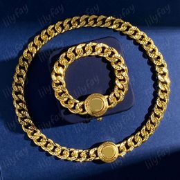Collar de Medusa de lujo para mujer, pulsera de diseñador, joyería de amor, cadena ancha de oro, collar de estilo griego para hombres, caja de pulseras de lujo 2023