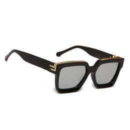 Lunettes de soleil de luxe pour hommes et femmes, monture complète, rétro, tendance, tendance, MILLIONAIRE, noires, fabriquées en italie