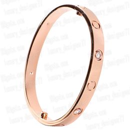 Luxe mannen armband designer bangle armbanden voor vrouwen gouden armband schroef armband mannen diamanten armband designer sieraden armband cart1er zilveren armband