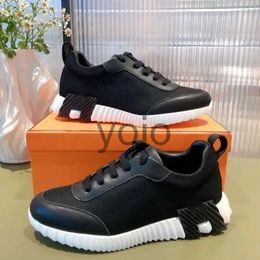 Luxe mannen Casual schoenen Bouncing Sneakers Technische sportsneaker Suede geitenkin Licht Sole Trainers Italië Merken Heren Mens Casual Walking Size38-45
