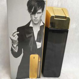 Parfum de luxe pour hommes 100 ml Million avec une odeur longue durée Cologne Bois de santal Parfum boisé Bouteille de forme créative Parfum concis pour gentleman Livraison rapide1kj0