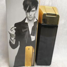 Perfume de lujo para hombres 100 ml Millones con olor duradero Colonia Sándalo Aroma amaderado Botella con forma creativa Fragancia concisa para caballero Entrega rápida