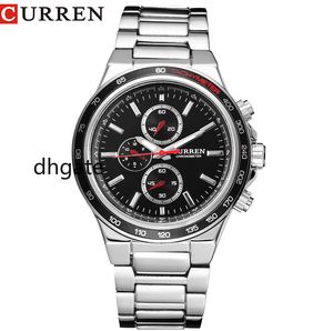 Horloge de luxe pour hommes CURREN mode loisirs sport montre pour hommes simulation militaire montre à quartz relogio masculino.