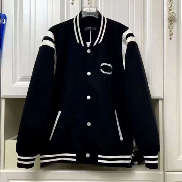 Chaqueta de moda para hombre de lujo Marca CH Abrigo Diseñador Hombre Mujer Letra CC Béisbol Bomber Chaquetas Abrigos de canal Abrigo de cuello alto para mujer Prenda exterior HNRP