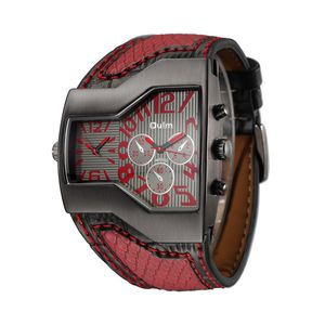 Luxe heren echt leer zwart polsband waterdichte mode casual sportkwarts kijkt dameshorloge gratis verzending montre femme