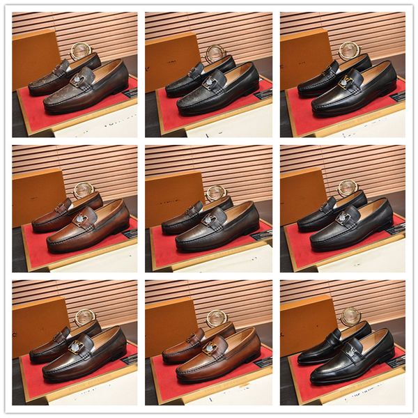 Chaussures de luxe en cuir véritable pour hommes, chaussures derby pointues, chaussures de styliste formelles rouges italiennes, chaussures de costume de fête de mariage, de bureau d'affaires, taille 6.5-11