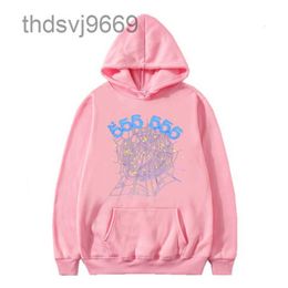 Sweat à capuche pour hommes de luxe Fashion Pullover Red Sp5der Hoodie Young Thug 555555 Angel Mendesign à chaussures Impression d'araignée Web Sweatshirts Yeyi