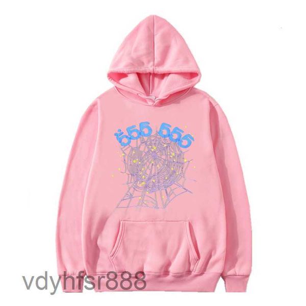 Sudaderas con capucha para hombre de lujo Moda para mujer Jersey rojo Sp5der Sudadera con capucha Young Thug 555555 Angel Mendesigner Zapato Impresión Spider Web Sudaderas R9G5