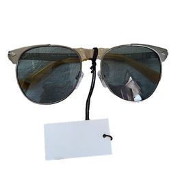 Gafas de sol polarizadas de lujo para hombre, gafas de sol de conducción para hombre y mujer, gafas de sol de piloto negras Vintage de diseñador de marca para hombre