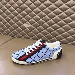 Zapatillas de correr sin cordones de malla de diseñador con estampado retro de lujo para hombre, moda para mujer, mezcla transpirable mjjFF002