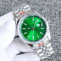 Montre de luxe pour hommes 41mm montre automatique mouvement montre cadran vert bracelet en acier inoxydable 904L Montre de sport homme designer femme 36mm Montre étanche Montre De Luxe