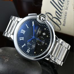 Montre de luxe pour hommes nouvelle montre en acier inoxydable batterie à Quartz montre saphir Super brillante montre de luxe