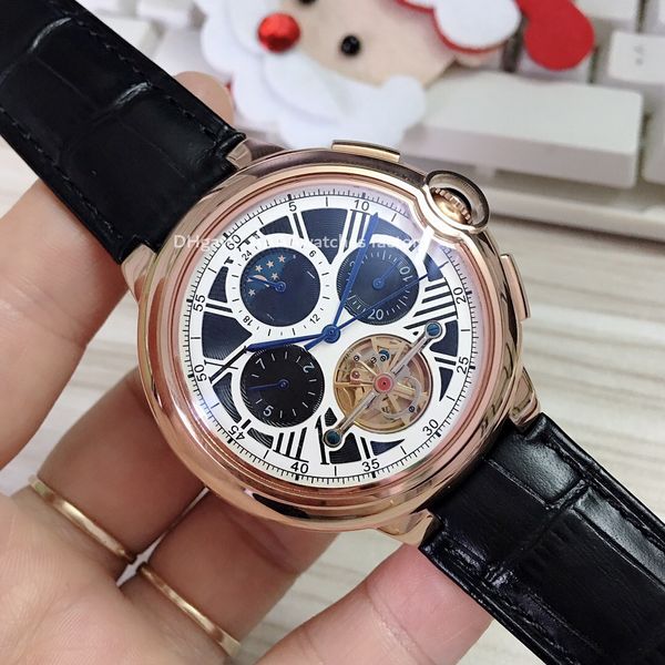 Luxury Men's Watch Sports Business Automatic Lovers Regarder en acier en acier inoxydable premium Blue Blue Watch Sapphire Lens Deep Imperproof Fashion Gift Watchs