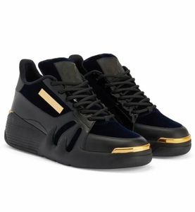 Luxe Heren Talon Sneakers Schoenen Technische Stof Rubber Platform Tussenzool Casual Wandelen Lakleer Beroemde Casual Trainers EU38-46 Originele Doos