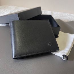 Portefeuille de luxe pour hommes, porte-cartes en cuir, porte-monnaie de styliste pour femmes, slim fit, dossier de caisse, certificat, sac de rangement, portefeuille de poche pour carte bancaire