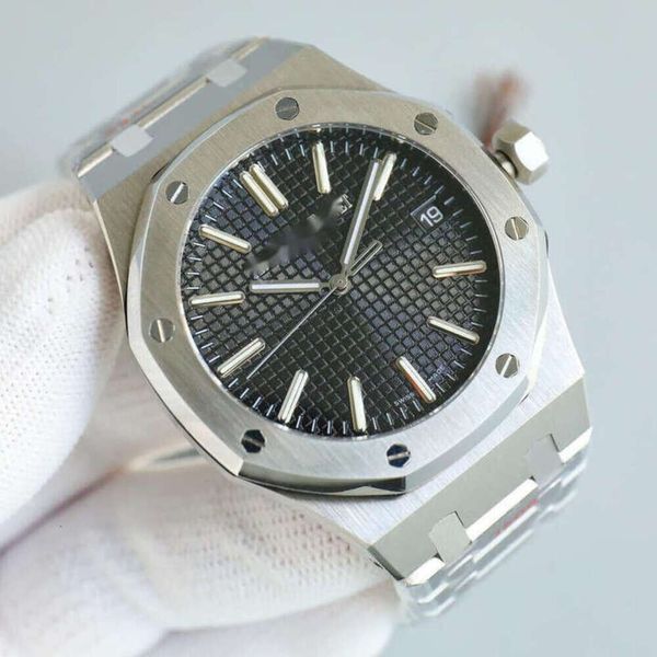 Reloj de lujo para hombre ap auto relojes con caja Q5KE reloj mecánico de alta calidad uhr back transparente montre royal reloj