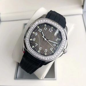 Reloj de lujo para hombre, diseñador, movimiento mecánico automático, reloj para mujer con diamantes, reloj de acero inoxidable de 40 mm, correa de caucho de moda, reloj deportivo para hombre