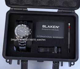 Reloj de lujo para hombre v11 negro 904L acero inoxidable ETA3235 ceramicwatch rings1116610 relojes mecánicos automáticos para hombre 44 mm correa de cuero con espejo de zafiro paquete de regalo