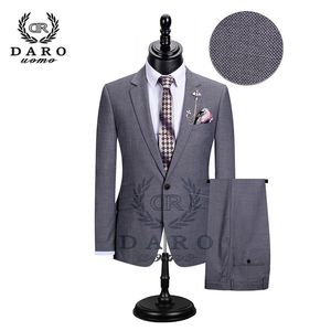 Luxe mannen trouwpak mannelijke blazers slanke fit pakken voor mannen kostuum zakelijk formeel feest blauw klassieker dr8195 201106