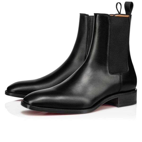 Luxe Hommes Femmes Bottines Samson Orlato Botte Plate Italie Mode Cuir Noir Gris Daim Semelle En Caoutchouc Casuals Couple Moto Cheville Bottines Courtes Boîte EU 35-47