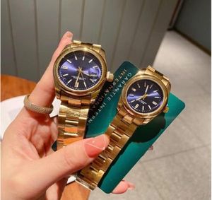 Men de luxe Les femmes regardent designer watch complet en acier en acier inoxydable Top Brand Gold Winswatches Gift for Mens Ladies Valentine0397266533