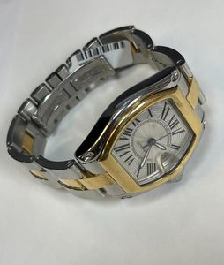 luxe herenhorloge Japan A quanaut horloge staal / goud tweekleurig 18k horloge model W62031Y4 nieuwe armband roestvrij staal saffier waterdicht herenhorloge