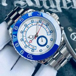 Luxe Heren horloges jacht Masters 2 Nautisch horloge 904L Roestvrijstalen band lichtgevende klok sport automatische mechanische heren horloges waterdicht