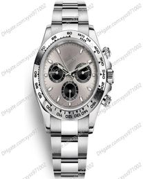 Luxury Men039s Watch M1165090072 WRIST WORD 40mm Silver Grey Not Chronograph Asia 2813 Automatic Mechanical Mens Watchs 15655125
